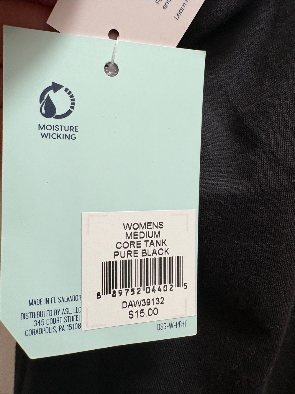 DSG Black Women's Scoop Neck Tank Top- New with tags - Picture 5 of 5